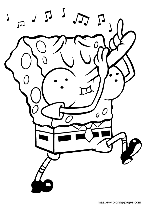 Sponge Bob kolorowanki